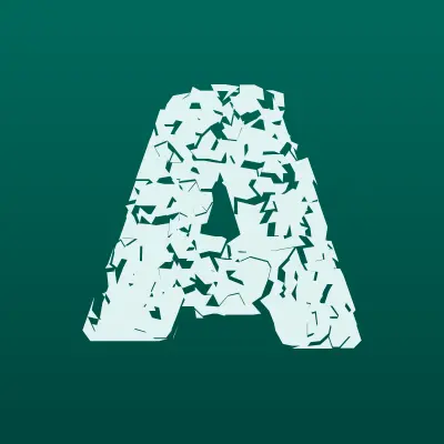 Альмега, магазин, лого-визитка